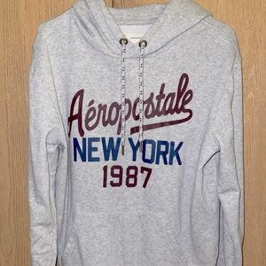 Aeropostale Light Grey Men’s Hoodie